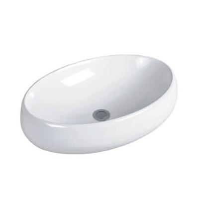 China Bathroom Sanitary Ware Ceramic Sinks White Color Art Basin/Oval Hand Wash Basin for sale