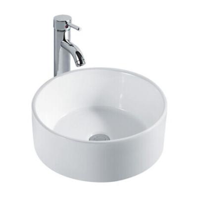 China Countertop Mountin Sanitary Ware Ceramic Sinks Art Basin Round Bathroom Hand Wash Basin for sale