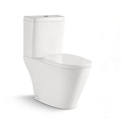 China SanitaryWare Ceramic WC with 10cm/4inch diameter outlet Bathroom Washdown Two-piece Toilet for sale