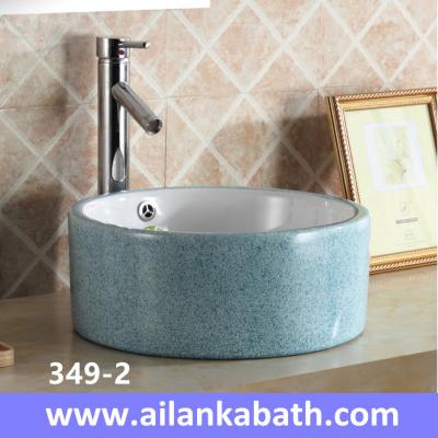 China 2016 new model fashion blue color basin rectangular shape sanitary ware  colorful art basin for bathroom for sale