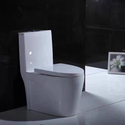China Wholesale sanitary ware dual flush white color bathroom porcelain toilet bowl floor mounted ceramic one piece toilet for sale