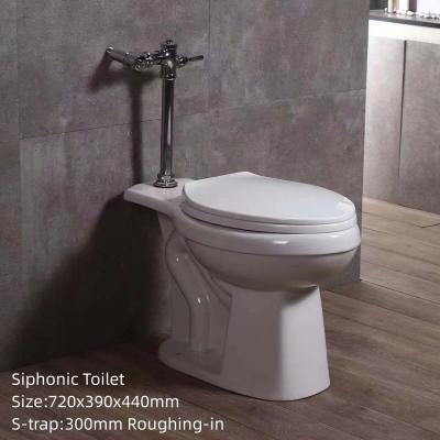 China Factory Wholesale for Hotel Building Mall Use Bathroom Toilet Bowl Washroom Ceramic Siphonic Toilet Seat for sale