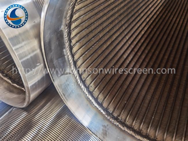 SS 304L Wedge Wire Screen Pipe for water wells