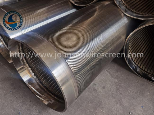 Stainless steel wire-wrap screen for sand control
