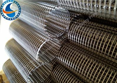 China Professional 3mm Slotted Wedge Wire Mesh Large Open Area Corrosion Resistance for sale