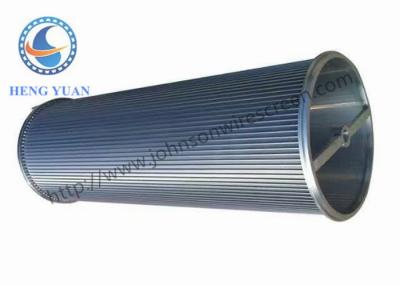 China High Performance Rotary Screen Filter / Wire Mesh Drum Convenient Operation for sale