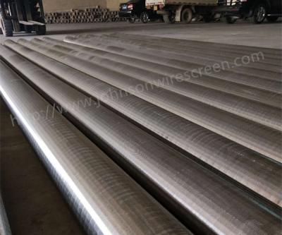 China SS 316 L Wire Wrapped Screen / Johnson Well Screen 6000mm Length for sale