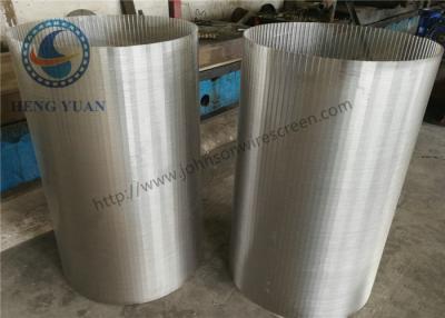 China 304 SS Johnson Screens Groundwater And Wells V Shape For Drum FIlter for sale