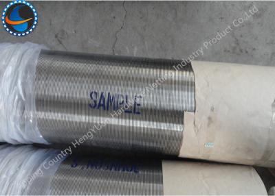 China Stainless Steel STC Threaded Wire Wrap Screen Pipe For Water Well And Oil Well for sale