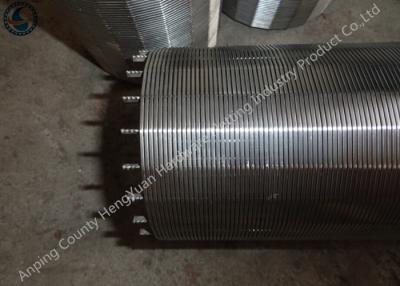 China Round Support Rod Full Types Wire Wrap Screenfor Liquid / Gas / Solid Filtration for sale