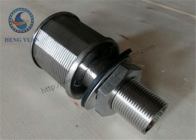 China Stainless Steel 316L NPT Threaded Water Filter Nozzle Water Treatment System for sale