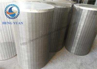 China 304 SS Johnson Wedge Wire Screen  Groundwater Wells V Shape For Drum FIlter for sale