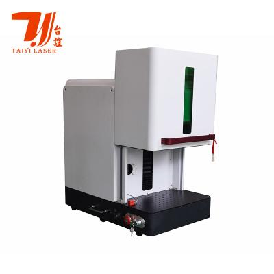 China Enclosed Raycus IPG JPT Mopa Fiber Laser Marking Machine for sale