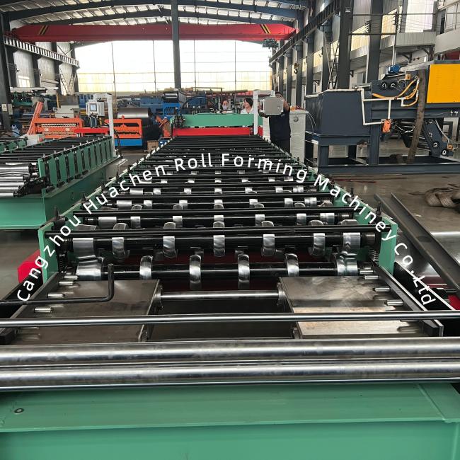 Roll forming machine detailed view