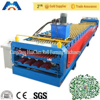 China IBR Sheet Corrugated Roll Forming Equipment Roller Forming Machine PLC Control for sale