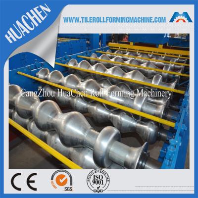 China Plc Control Professional Glazed Tile Making Machine / Steel Sheet Metal Roll Former for sale