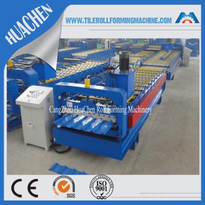 China Hydraulic Roofing Sheet Roll Forming Machine , Sheet Metal Roll Former Machinery for sale