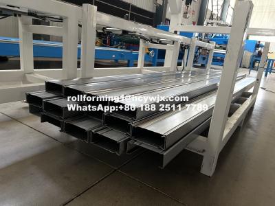 China Stand Type Cold Roll Forming Machine For Racking Beams for sale