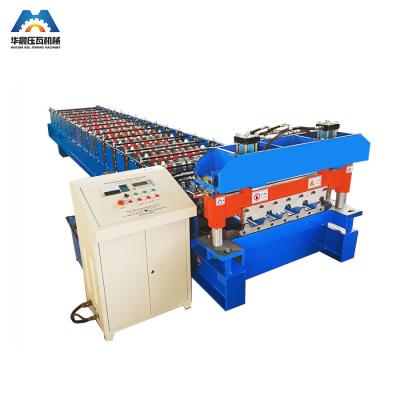China Steel Building IBR Roofing Sheet Cold Roll Forming Machine 19 rows for sale