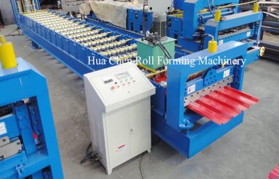 China Asia Market 914 Material Roof Sheet Making Machine With SImens PLC Control for sale