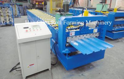 China 3KW Corrugated Roofing Sheet Roll Forming Machine With Chrome Plated for sale