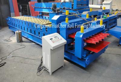 China 1250mm Double Layer Roll Forming Machine For Arc Cut Roofing Panel for sale