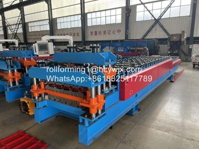 China High Output Double Layer step Tile Roll Forming Machine for sale