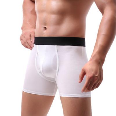 China Plus Size Cotton Boxer Shorts Sports Mid-Rise Gym Boxer Briefs Custom Brand for sale