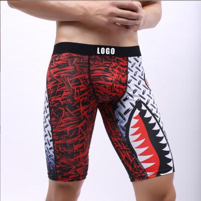 China OEM Sustainable Mens Boxer Shorts Polyester Breathable Gym Briefs Underwear for sale