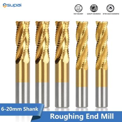 China M42 Cnc Milling Cutter Tools 3 Flute HSS End Mill Low Speed Metal Tool Milling Cutter for sale