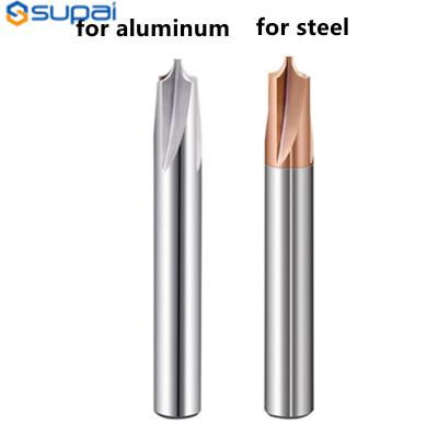 China 4 Flute Inner Radius End Mill For Steel Cutter V Grove Router 60 90 120 Degree for sale