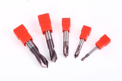 China Solid Carbide Spot Drill Bit End Milling Cutter Sharpen NC Spot Drill Router Tungsten Carbide Fixed Point Drills à venda