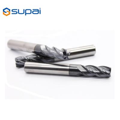 China Corner Radius Milling Cutters 4flutes For Acrylic Carpenters Cutting CNC High Hardened Steel Milling for sale
