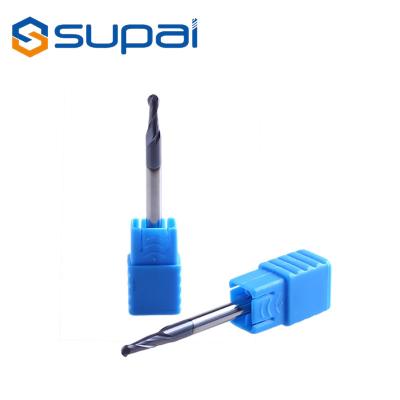 China Two Flute Tapered Milling Cutters Metal Cutting Tools Long Working Lifespan for sale
