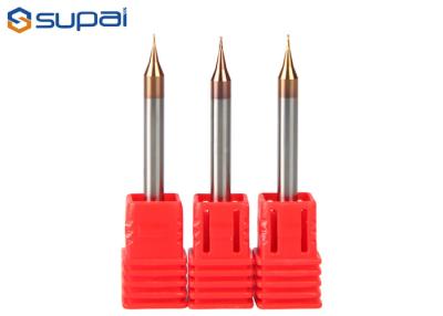 China Small Diameter Micro End Mills Ball Nose 30 Degree For Cutting Tools for sale