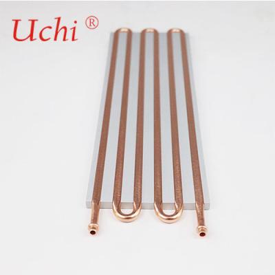 China Copper Pipe Bending Battery Water Cooling Plate , New Energy Car Water Cold Plate for sale