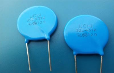 China Varistor azul del óxido de metal de los MOVIMIENTOS de la CA 275V 430J 32D431K para la luz de calle en venta
