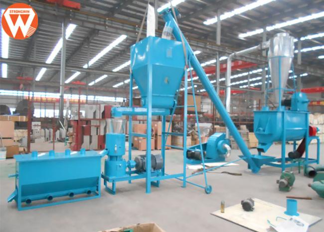 poultry feed processing machine