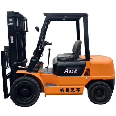 China Original Diesel Wheel-Type Second Hand Forklift Hangcha A35Z  Factory Use for sale