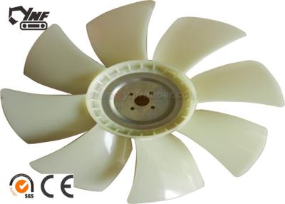 China White 4BG1T Radiator Cooling Fan Blade For Excavator Accessories for sale