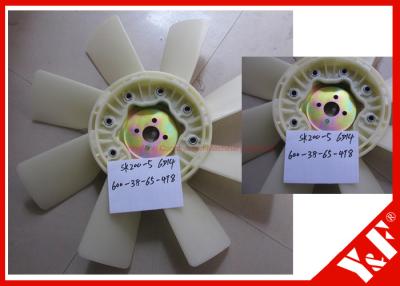 China Cuchilla plástica del ventilador para el motor SK200-5 6D14 ME039960 SK200-8 SK250-8 SK210-8 HD800 del excavador 550-32-60-478 de Kobelco en venta