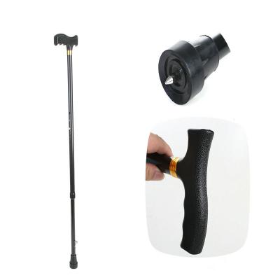 China Thickened Aluminum Alloy Single Leg Walking Stick Walk Easy Crutches for sale