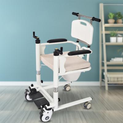 China Lift Electric Patient Transfer Chairs Commode Transfer Chair for sale