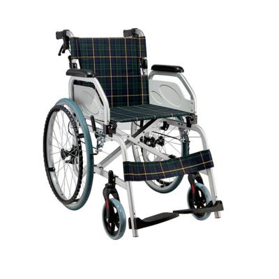 China High-end Off Road Manual Wheelchair Luxury Aluminum Folding Hospital for sale