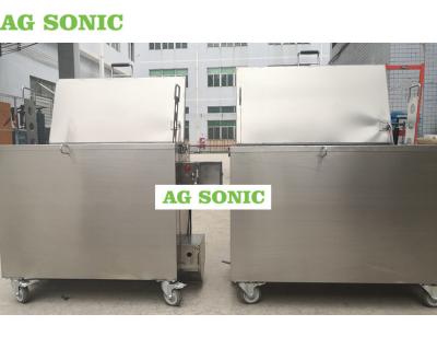 China Ultrasound Heated Soak Tank Stainless Steel 304 For Cleaning Kitchen Duct / Hood Filters for sale