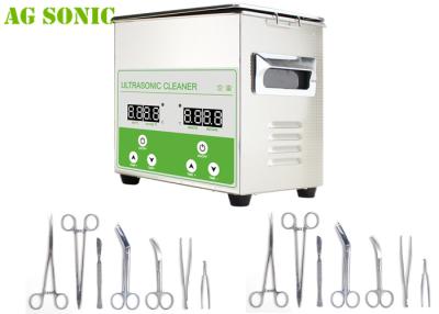 China CE Medical Surgical Instrument Ultrasonic Cleaner 3.2L with Heating for Disinfecting for sale