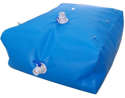 China Rectangular Flexible Water Tank Drought Resistant Foldable Bladder Water Tank for sale