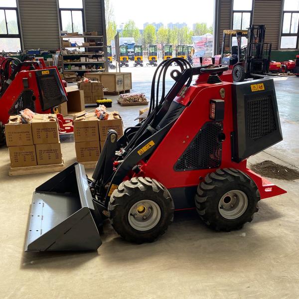 Quality CE Loader Machine Four Wheel Drive Loader 13.5HP Small Front End Loader Mini for sale