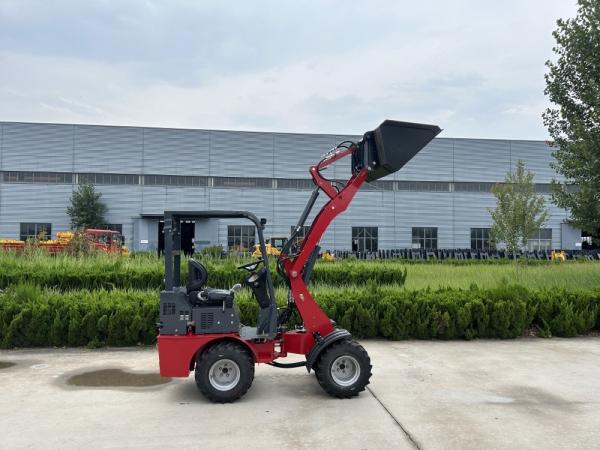 Quality Fully Hydraulic Compact Mini Loader Machine Hydraulic Travel Lift 800kg Small Loader Mini Loader For Sale for sale