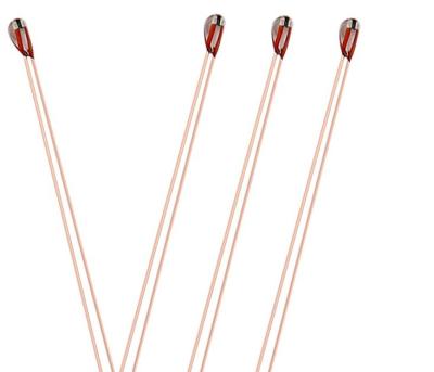 China 3mm Glass Encapsulated NTC Thermistor 10k ohm High Temperature for sale